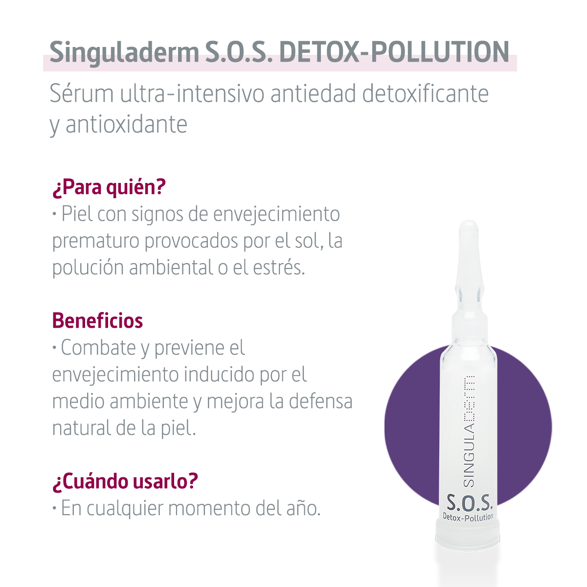 SingulaDerm S.O.S. Detox-Pollution